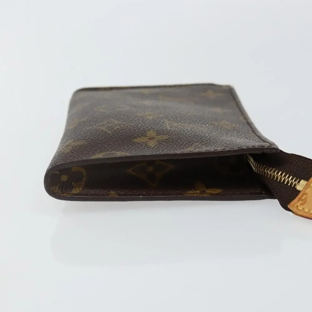 Louis Vuitton Monogram Bucket PM Accessory Pouch Brown